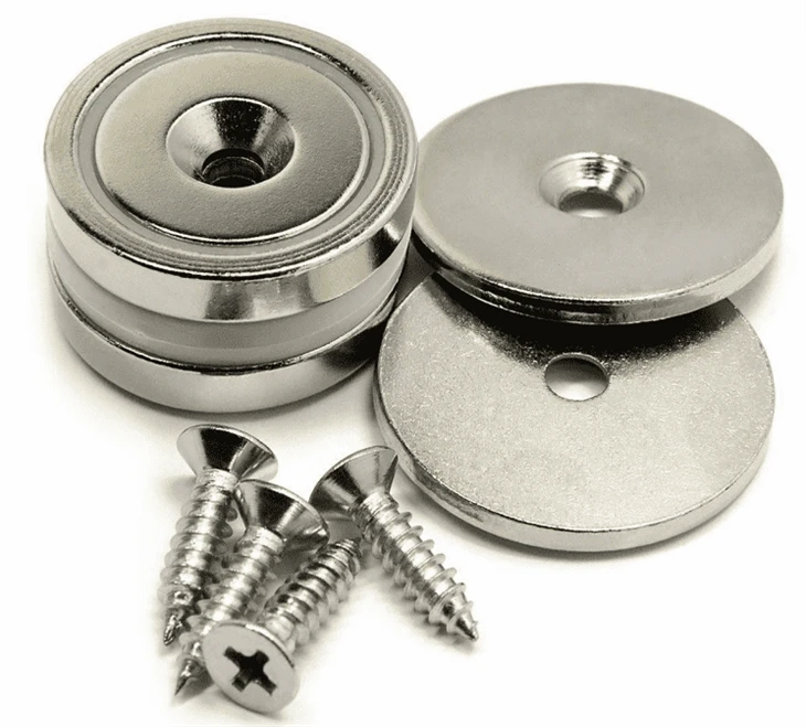 Heavy Duty Countersunk Pot Magnets