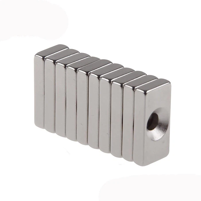 Weather-Resistant Flush Mount Pot Magnets for Outdoor Use, Rectangular Neodymium
