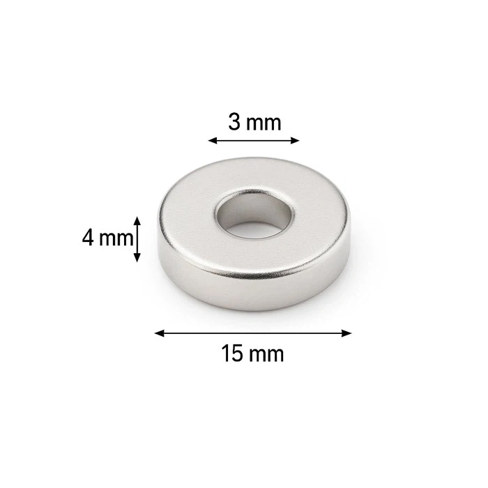 Round With Straight Hole Ring Standard N35 Strong NdFeB Magnets suppliers